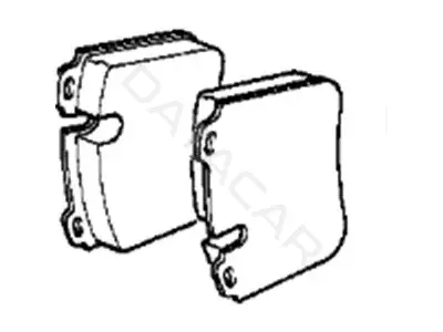 Тормозные колодки BMW 34112227863