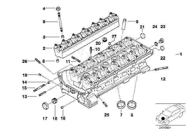 Болт подвески BMW 07129901481