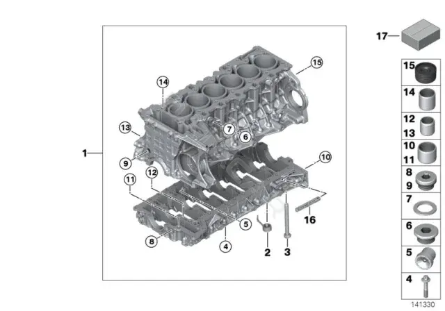 Болт подвески BMW 24000392608