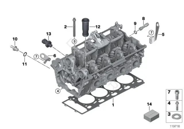 Болты ГБЦ BMW 11127583113