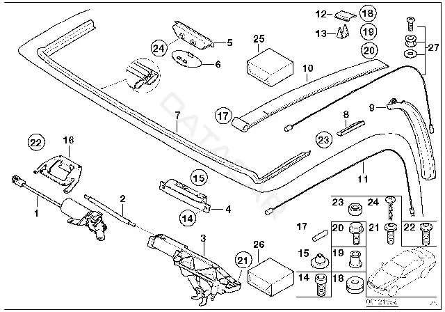 Болт подвески BMW 07119905724