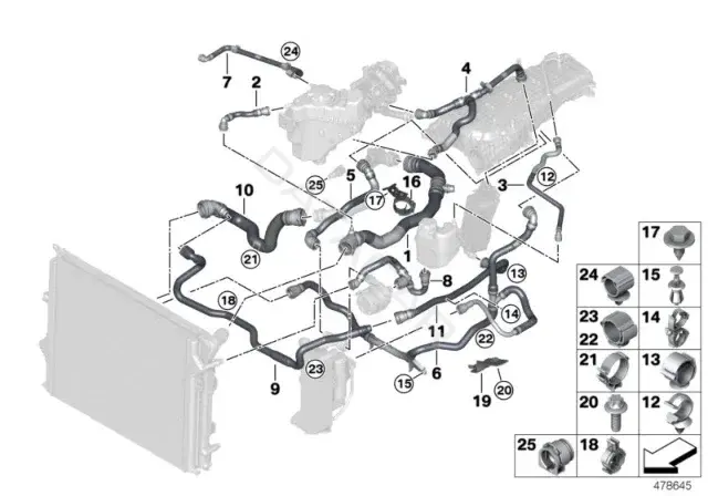 Болт подвески BMW 07119906203
