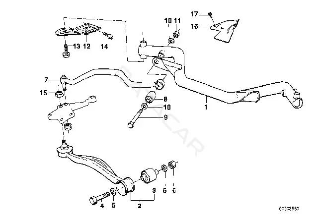 Болт подвески BMW 07119914854