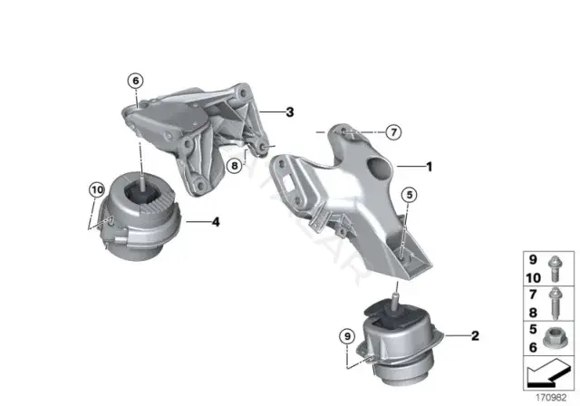 Болт подвески BMW 07129904453
