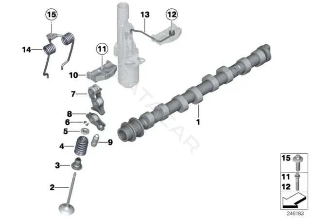 Болт подвески BMW 07129904571