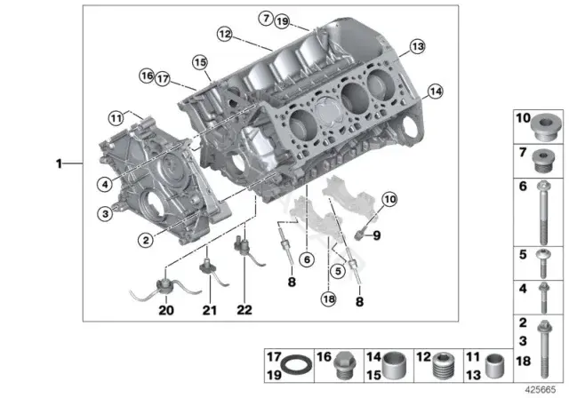 Болт подвески BMW 07129905712