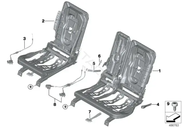 Болт подвески BMW 07147395678