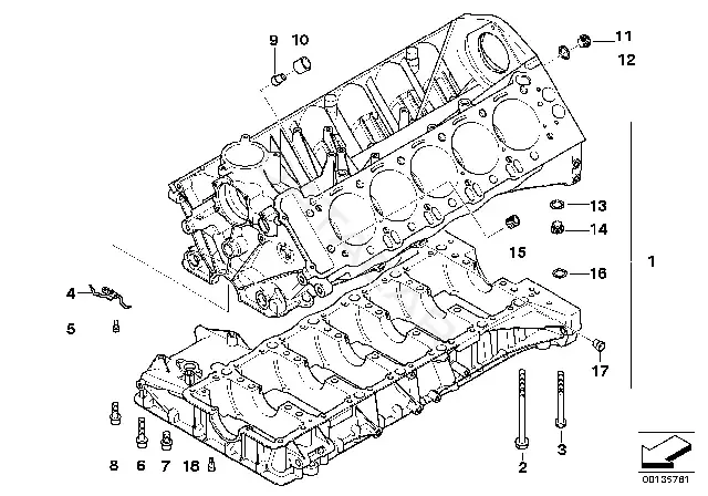 Болт подвески BMW 11117834141
