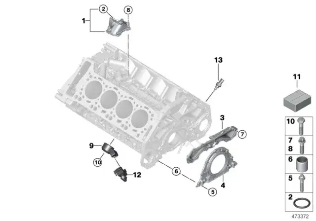 Болт подвески BMW 11147571166