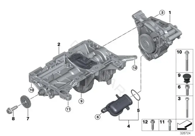 Болт подвески BMW 11277589049