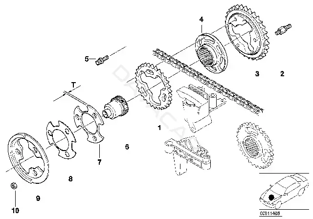Болт подвески BMW 11361432752