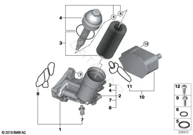 Болт подвески BMW 11427788464