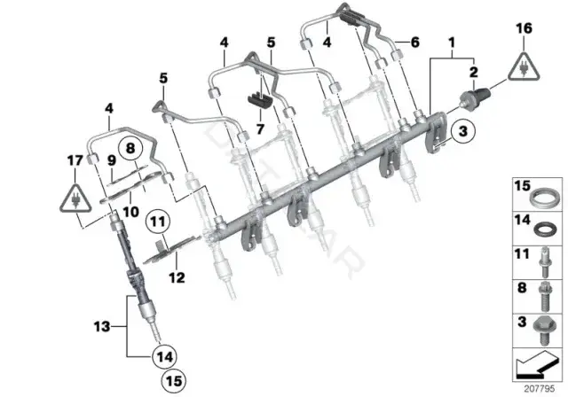 Болт подвески BMW 13537545904