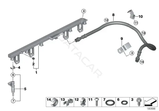 Болт подвески BMW 13537548123