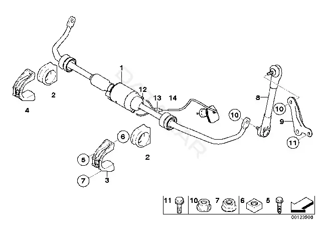 Болт подвески BMW 31356765194