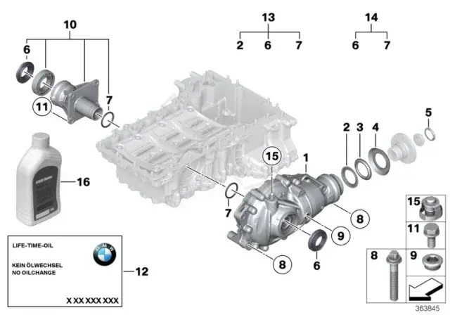 Болт подвески BMW 31517547750