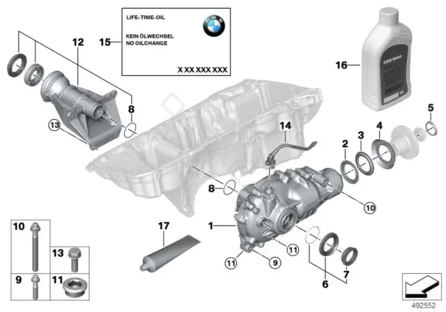 Болт подвески BMW 31517589001