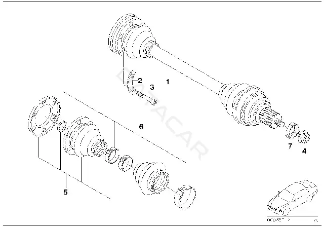 Болт подвески BMW 33211227279
