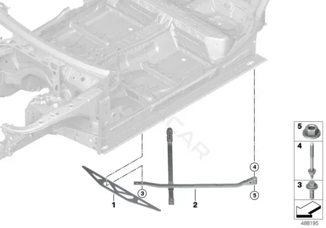 Болт подвески BMW 33308071664