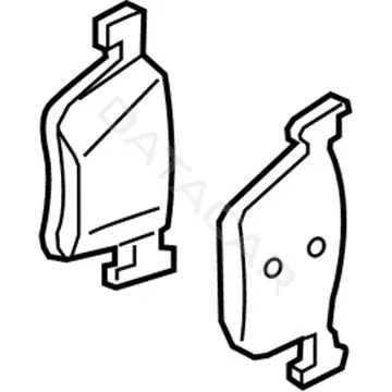 Тормозные колодки BMW 34116877653