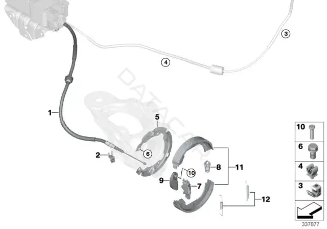 Болт подвески BMW 34416772118