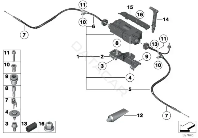 Болт подвески BMW 34436773602