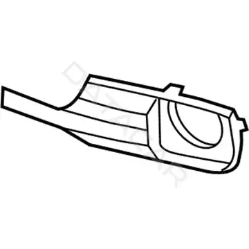 Решетка бампера / заглушка BMW 51117300739