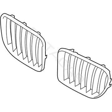 Решетка радиатора BMW 51117347667