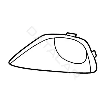 Накладка фары BMW 51117435123