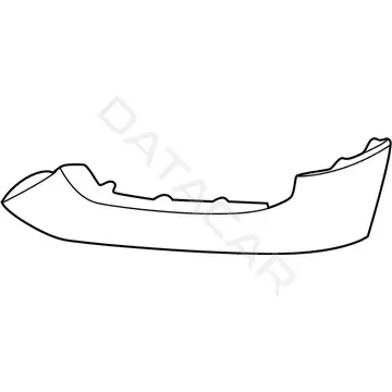 Накладка бампера BMW 51117445091