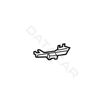 Кронштейн-направляющая бампера BMW 51118065323