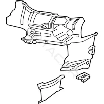 Накладка фары BMW 51118073960