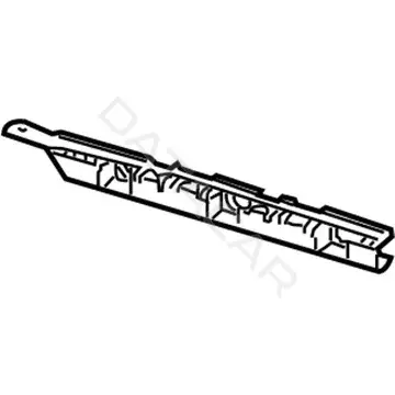 Кронштейн-направляющая бампера BMW 51123400954