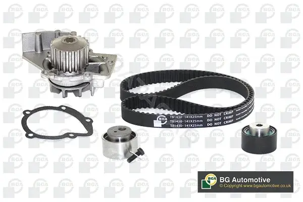 Комплект ГРМ с помпой BGA TB1430CPK