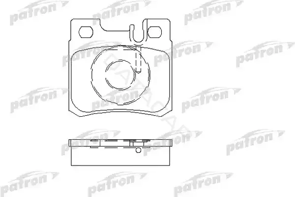 Тормозные колодки PATRON PBP644