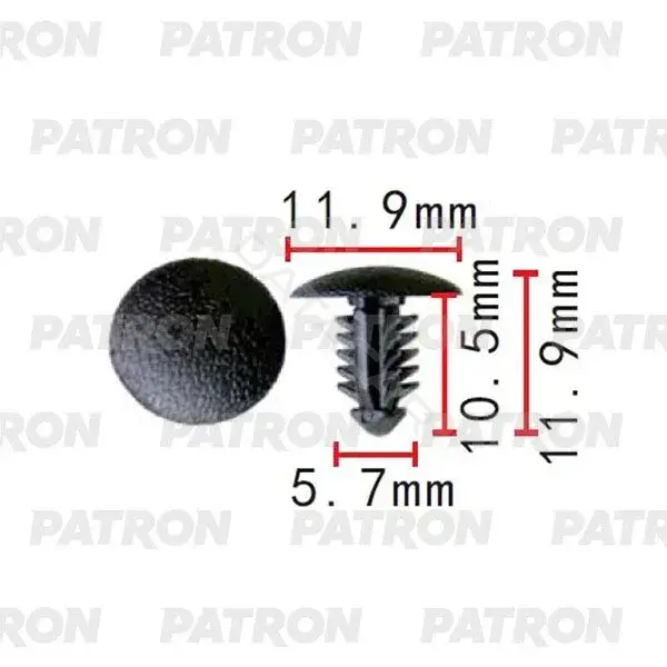 Клипсы, фиксаторы, зажимы PATRON P37-2304