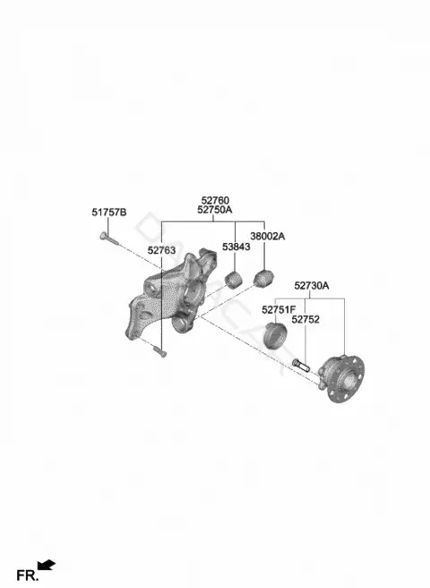 Подшипник ступицы HYUNDAI/KIA/MOBIS 52730C1110