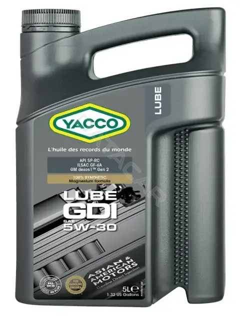 Масло моторное YACCO YACCO5W30LUBEGDI/5