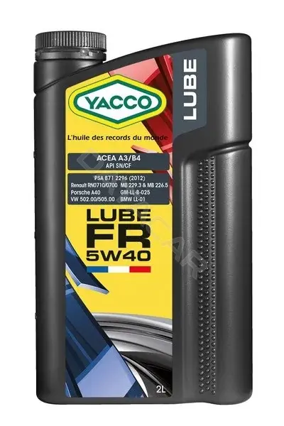 Масло моторное YACCO YACCO5W40LUBEFR/2