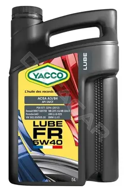 Масло моторное YACCO YACCO5W40LUBEFR/4