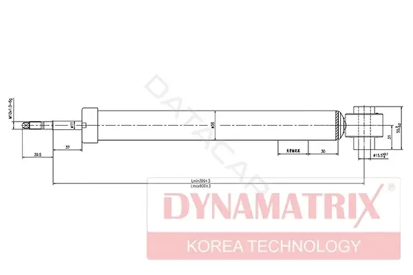 Амортизаторы DYNAMATRIX DSA341814