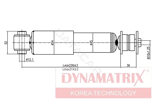 Амортизаторы DYNAMATRIX DSA341846