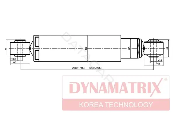 Амортизаторы DYNAMATRIX DSA344456