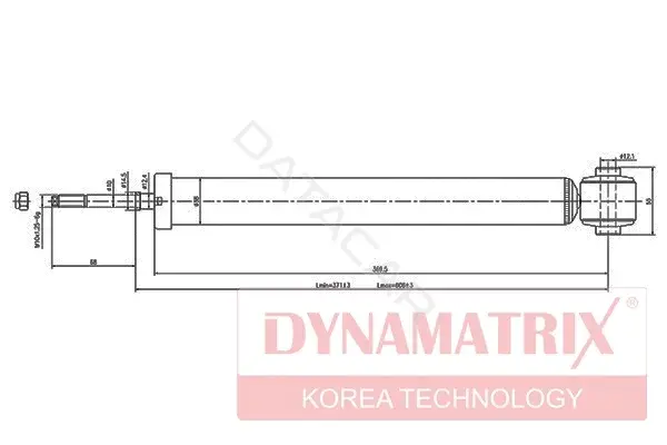 Амортизаторы DYNAMATRIX DSA348002