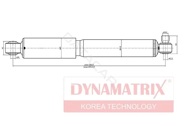 Амортизаторы DYNAMATRIX DSA551805