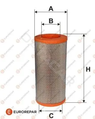 Воздушный фильтр EUROREPAR E147001