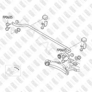 Стойки стабилизатора FIXAR FP0685