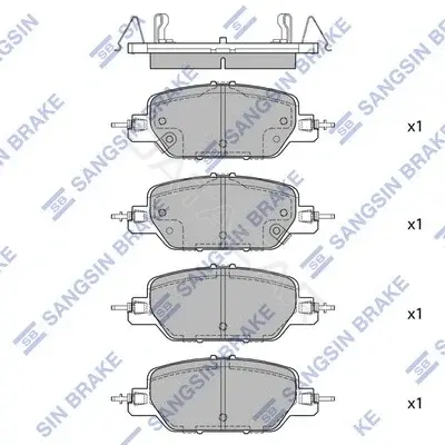 Тормозные колодки Hi-Q SP4177