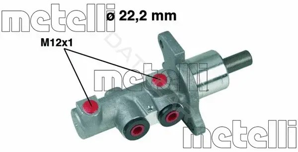 Главный тормозной цилиндр METELLI 05-0293