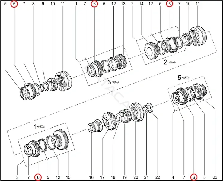 Кольцо синхронизатора КПП LADA 21010-1701164-00